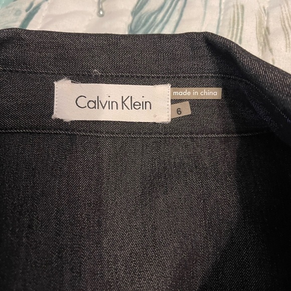 Calvin Klein Dark Denim Dress - Picture 2 of 5